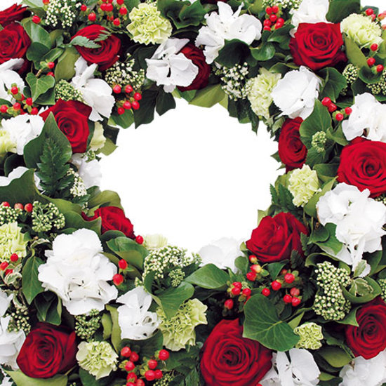 Memorial mourning wreath