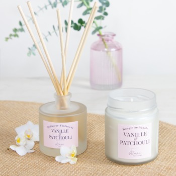 Duo de parfum vanille et patchouli