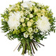Tall white Chic and Fragrant bouquet