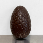 Large dark chocolate egg