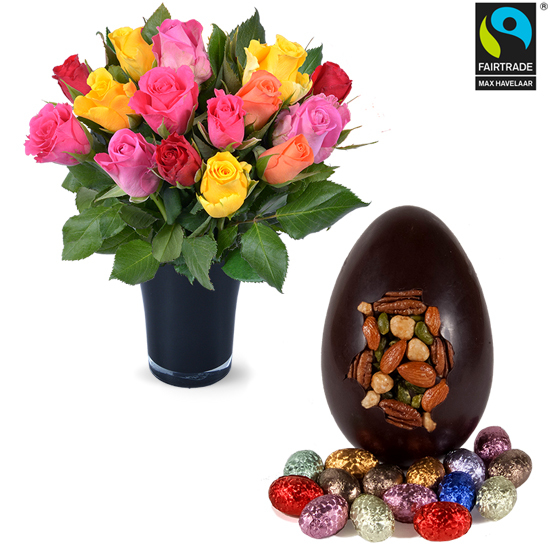 Delicious Easter Eggs and roses