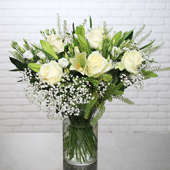 Majestueux bouquet blanc 3