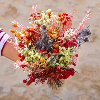 Mil Colores Colourful Dried Flower Bouquet Rosa Cadaqués x Aquarelle