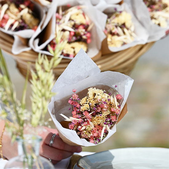 Mini bouquet invités Rosa 3