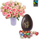 Dark Chocolate Prestige Easter Egg and Roses