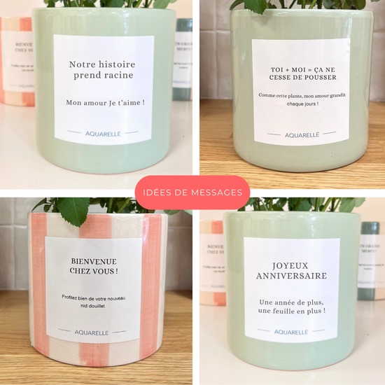 Orchidée blanche personnalisée 4