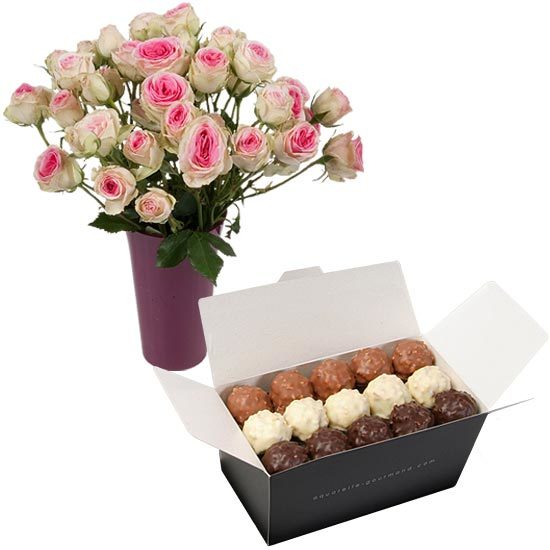 Rochers and fair trade Mimi Eden roses
