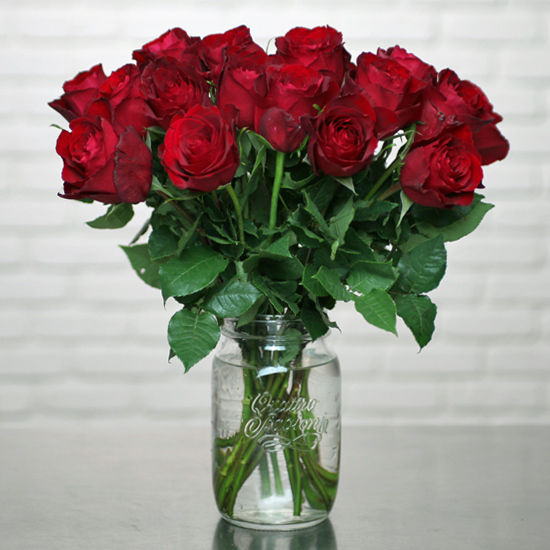 un bouquet de roses Madame RED