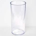 Grand vase cylindrique transparent 