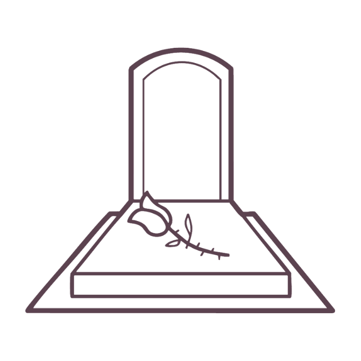 Entrega en cementerios