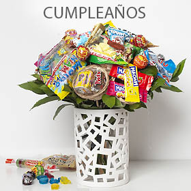 Flores y regalos de cumpleaños