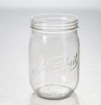 Glass jar, perfect for our bouquets