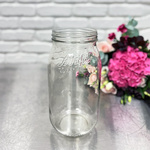 Glass jar, perfect for our long bouquets
