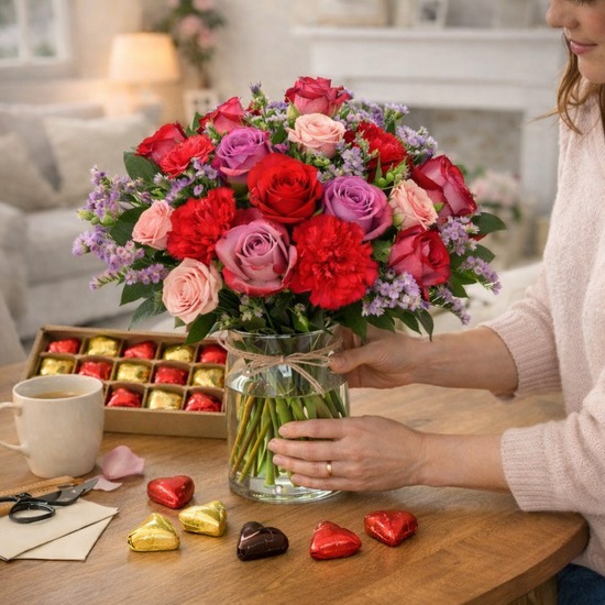 Ramo de flores para el Día de la Madre Lux Mamá 3