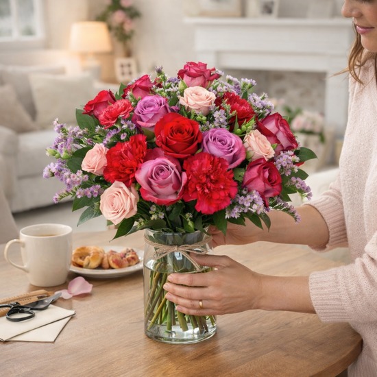 ramo de flores romántico 4