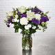 Ramo Perfumado de Flores Blancas y Violetas 2