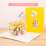 Tarjeta 3D de Cumpleaños- Happy Birthday