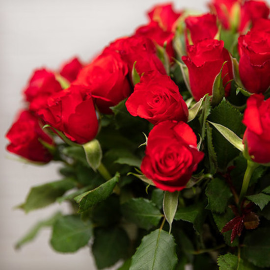 Boeket met rode rozen 2