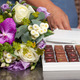 Bouquet et chocolats aux Recettes pâtissières