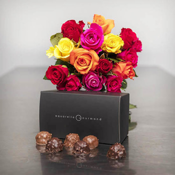 Ballotin of rochers and roses 
