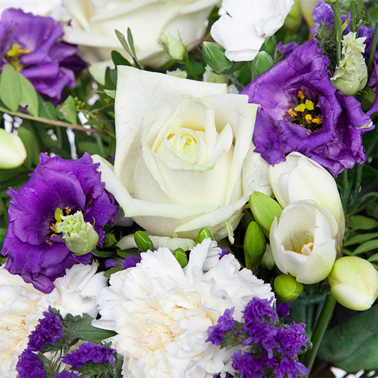 Bouquet parfumé et carte de Naissance 2
