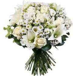 Offrez ce Majestueux Bouquet blanc