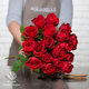 un bouquet de roses Madame RED