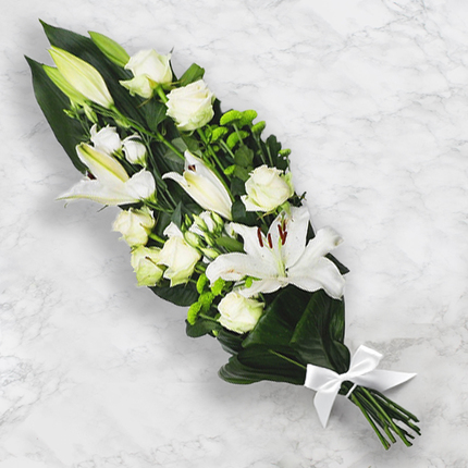 Serena - Verfijnde handgebonden rouwschoof