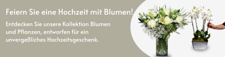 Blumen und Geschenke zur Hochzeit