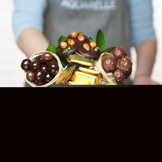 Kleiner Schokoladenstrauß
