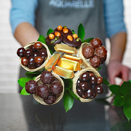 Kleiner Schokoladenstrauß