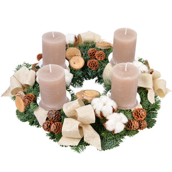 Natural Advent Wreath