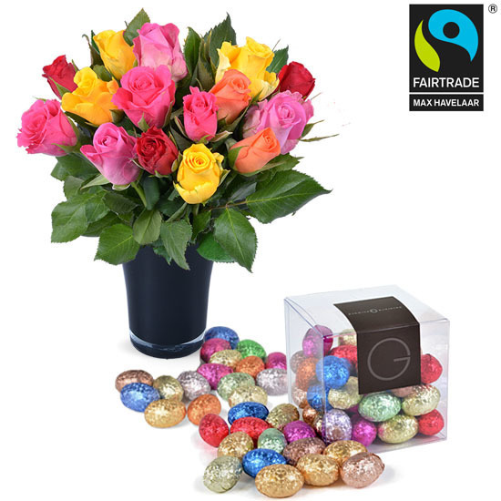 1001 Flavours Cube of Easter eggs and Roses