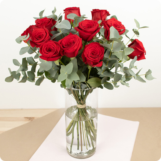 Same day delivery available with Red Roses bouquet