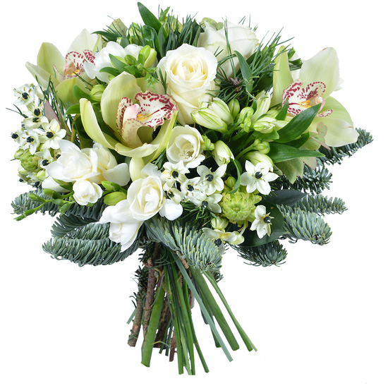 Same day delivery available with the North Pole Bouquet