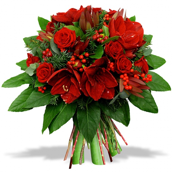 Same day delivery available with the Christmas Eve Bouquet