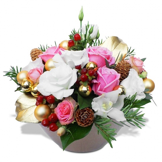 Same day delivery available with the Christmas Dream Arrangement