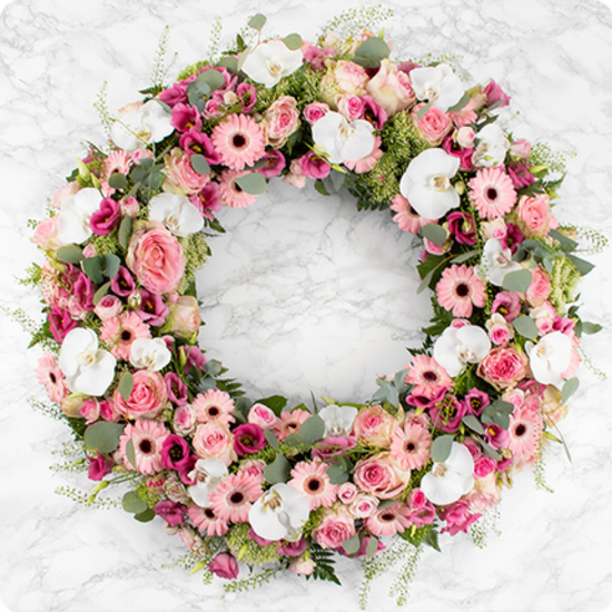 Funeral Wreath Oda – delivered today to the funeral home