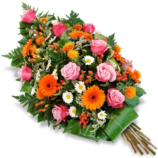 Same day delivery available with the Misericordiae - Funeral Bouquet