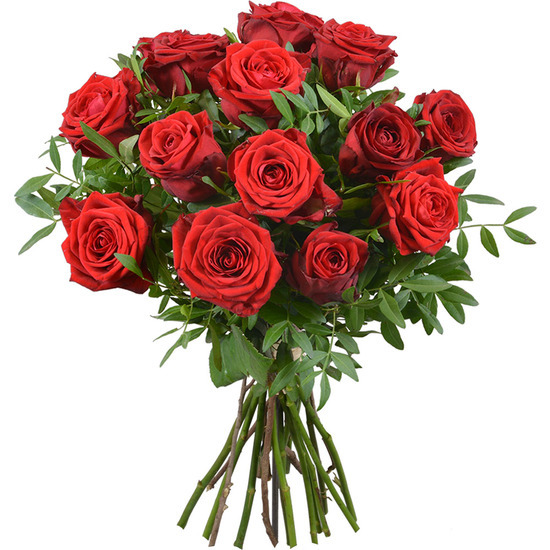 Same day delivery available with 12 Red Roses