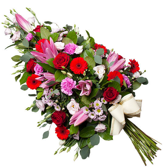 Same day delivery available with the Basium Funeral Bouquet