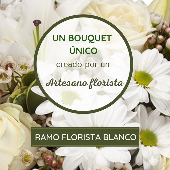 Bouquet du fleuriste - blanc