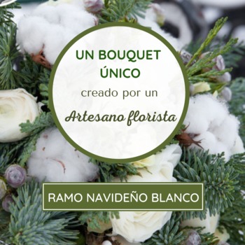 Enviar el Ramo Navideño de Florista - Blanco a domicilio