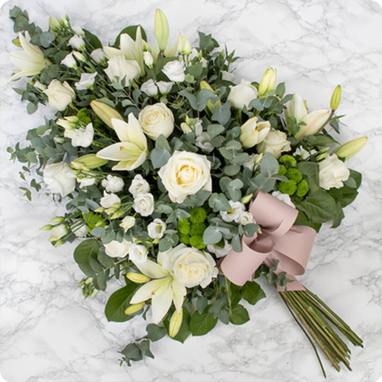 Same day delivery available with the Sagri Funeral Spray