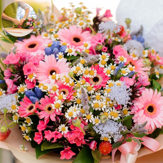 Moederdagboeket van de bloemist